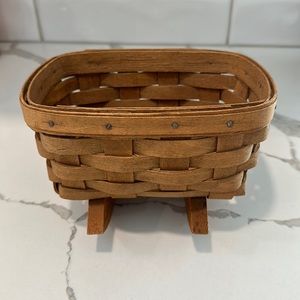 Longaberger cradle basket